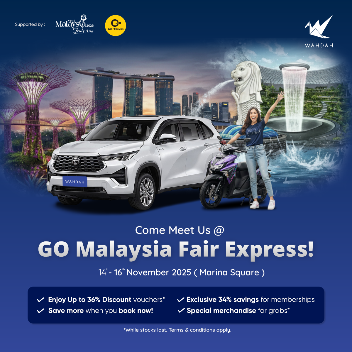 Catch WAHDAH at Go Malaysia Fair Singapore - Exclusive Promo Awaits!