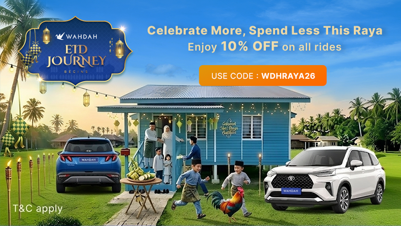 One Ride Close to Raya! Enjoy 10% OFF