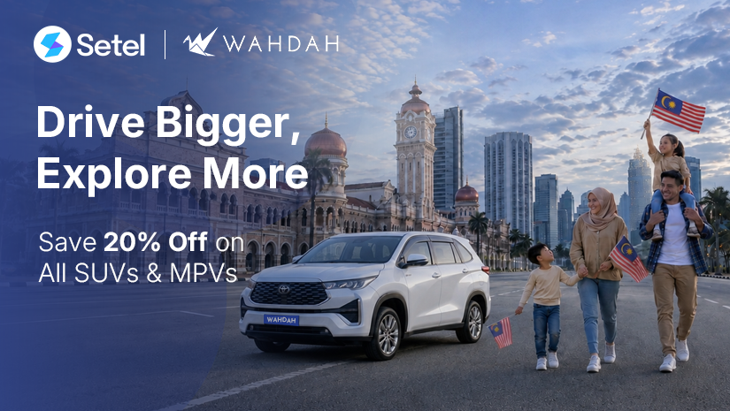 WAHDAH and Setel Join Forces! Enjoy Exclusive Deals for Your Next Malaysia Trip